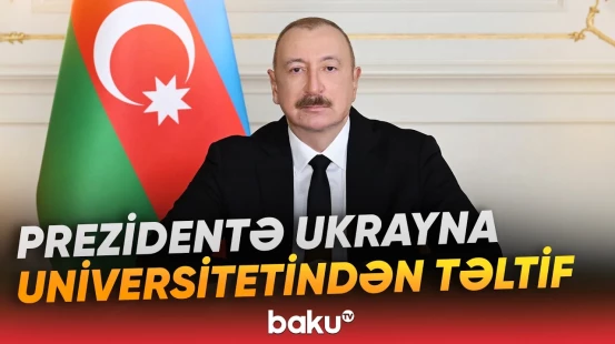 WUF13 çərçivəsində İlham Əliyevə fəxri doktor adı verildi - Baku TV