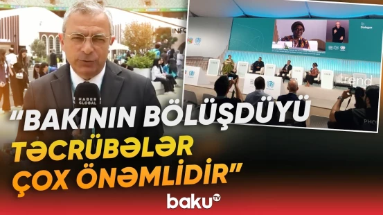 WUF13-də savaşda zərər görən ərazilərin bərpası barədə müzakirə | "Haber Global"ın süjeti - Baku TV