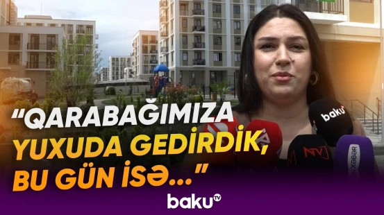 Yenidən qurulan Ağdamdan ürəkaçan görüntülər | "Vətən həsrəti ilə böyüdük, amma..." - Baku TV