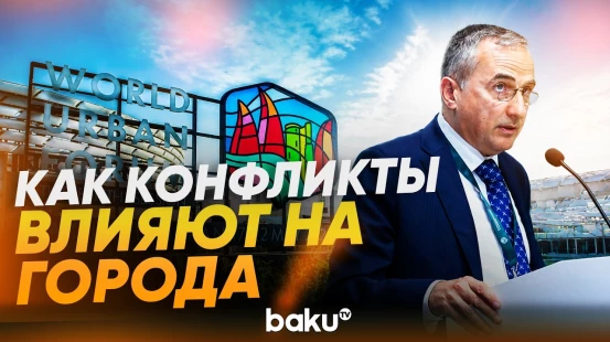 Фарид Шафиев на WUF13 о влиянии конфликтов на восстановительные проекты - Baku TV | RU