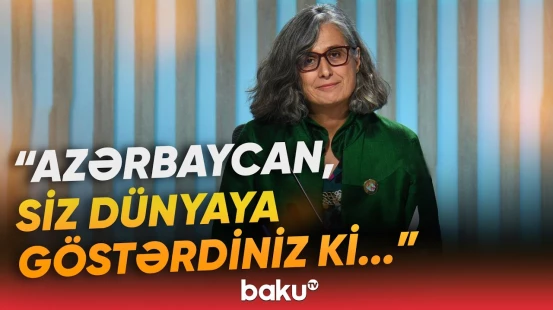 Anaklaudia Rossbax WUF13-ün bağlanış mərasimində Azərbaycana minnətdarlığını bildirdi - Baku TV