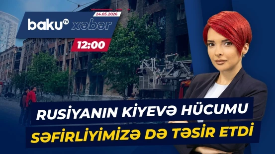 Rusiya Kiyevi raket atəşinə tutdu | Azərbaycanın Ukraynadakı səfirliyinə ziyan dəydi - Baku TV
