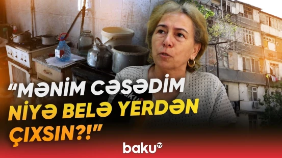 “Maşın keçəndə bina elə silkələnir ki...” | Qorxu içində qalan sakinlər - Baku TV