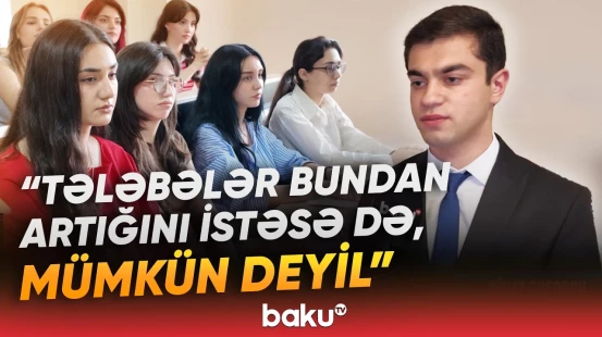 Dillər Universitetində "Birgünlük xəlifə" layihəsi keçirildi - Baku TV