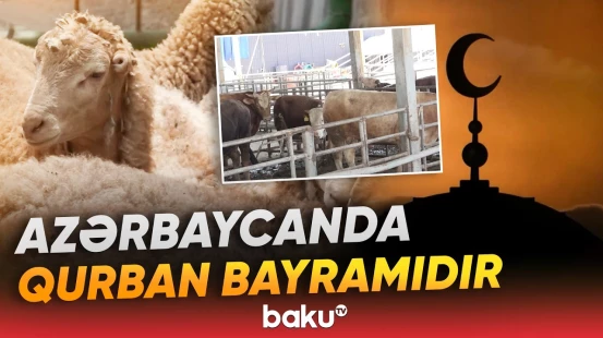 Azərbaycanda Qurban bayramı qeyd edilir - Baku TV