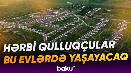 İlham Əliyev Xocalıda hərbi qulluqçular üçün nəzərdə tutulan fərdi evlərdəki şəraitlə tanış olub