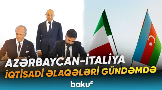 Adolfo Urso Azərbaycan-İtaliya iqtisadi münasibətlərini yüksək qiymətləndirib - Baku TV