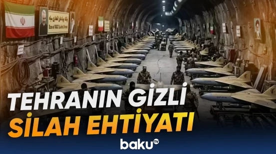 İranın yeraltı anbarlarında böyük raket ehtiyatı saxlanıldığı bildirilir - Baku TV