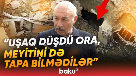 "Qorxa-qorxa yaşayırıq" | Kanalizasiya kollektoru partladı, sakinlər təşvişə düşdü - Baku TV