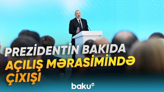 İlham Əliyevin 31-ci “Baku Energy Forum”un rəsmi açılış mərasimində çıxışı - Baku TV