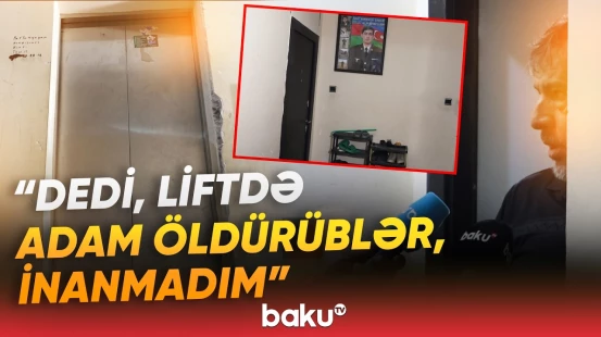 "Yerdə qan vardı, bilmədim ki, balta ilə vurub..." | Sabunçuda qayınata gəlinini öldürdü - Baku TV