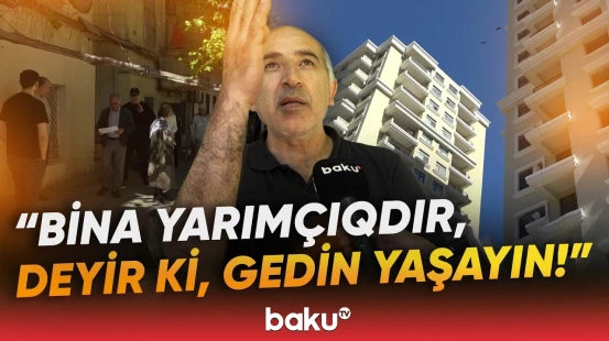 "Bizi aldatdılar!" | Evlərinin yerində bina tikdilər, indi nə pul verirlər, nə də... - Baku TV