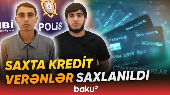 Bankların adından saxta kredit səhifələri yaratmaqda şübhəli bilinən şəxslər saxlanılıb - Baku TV