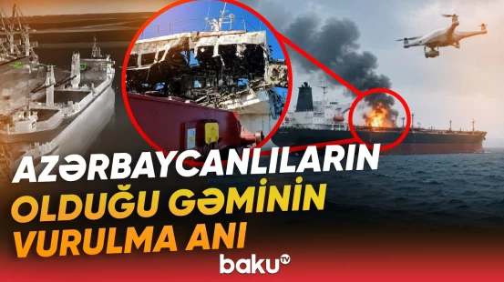 Azov dənizində vurulan gəminin anbaan görüntüləri | Azərbaycanlı gəmiçidən tükürpərdən açıqlama