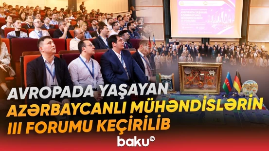 Hamburqdan mühüm xəbər | Azərbaycanlı mühəndislər Almaniyada toplandı - Baku TV