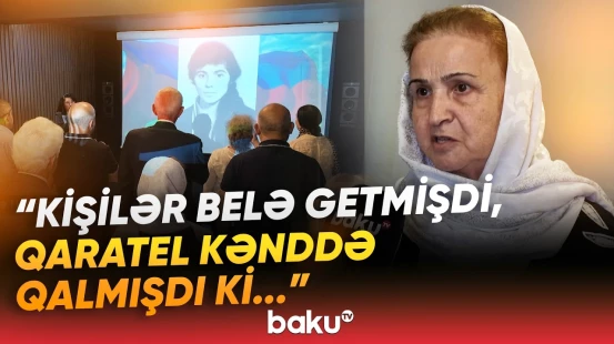 "Misli görünməyən qəhrəmanlıq idi" | Şəhid Qaratel Hacımahmudovanın xatirəsi yad edildi - Baku TV