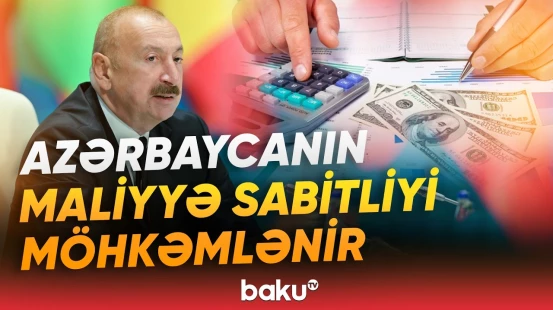 "Xarici borcumuz ÜDM-in yalnız 6 faizini təşkil edir" | İlham Əliyev - Baku TV