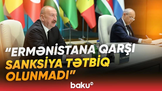 Prezident Azərbaycanın tarixi ədaləti bərpa etməsindən danışdı - Baku TV
