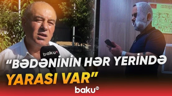 Moskvada PUA hücumu zamanı yaralanan şəxsin atası danışdı - Baku TV