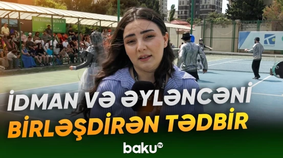 Tennis üzrə Bakı Şəhər Birinciliyinin təntənəli açılış mərasimi keçirilir - Baku TV