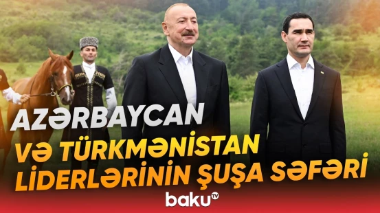 Türkmənistan Prezidentinə Qarabağ atı hədiyyə edilib | "Haber Global"dan süjet - Baku TV