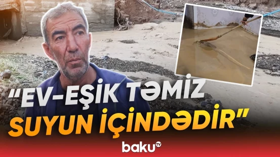 Naxçıvanda sel fəsadlar törətdi | Evlərə və təsərrüfatlara ziyan dəydi - Baku TV