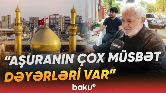 "Bu mərasim peyğəmbər ailəsinə ehtiramın əlamətidir" | Gəncədə nümunəvi Aşura ənənəsi - Baku TV