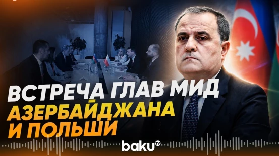 Джейхун Байрамов встретился с Радославом Сикорским в Польше - Baku TV | RU