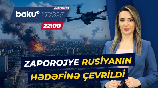 Rusiya ordusu Zaporojyeyə hava hücumu etdi | Yaralılar var - Baku TV CANLI
