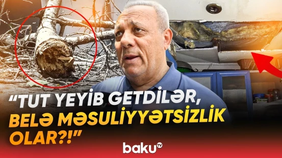 “Sanki zəlzələ oldu, töküldü aşağı” | Qorxulu anlar yaşayan sakinlər qəzəb içində - Baku TV