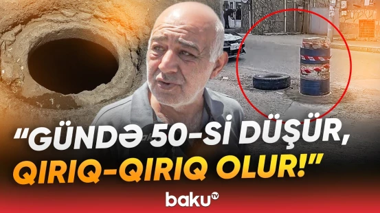 Sürücüləri faciənin bir addımlığında qoydular | "Həyat üçün 1 nömrəli təhlükədir!" - Baku TV