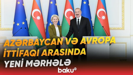 İlham Əliyev və Fon der Lyayen strateji əməkdaşlığı müzakirə etdilər - Baku TV