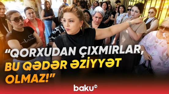 Müəllimlərdən kəskin etiraz | "Bizə bunu zorla qəbul etdirmək istəyir" - Baku TV
