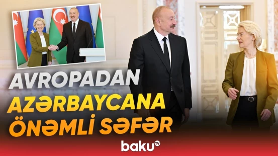 "Haber Global" Ursula Fon der Lyayenin Bakıya səfəri barədə süjet hazırlayıb - Baku TV