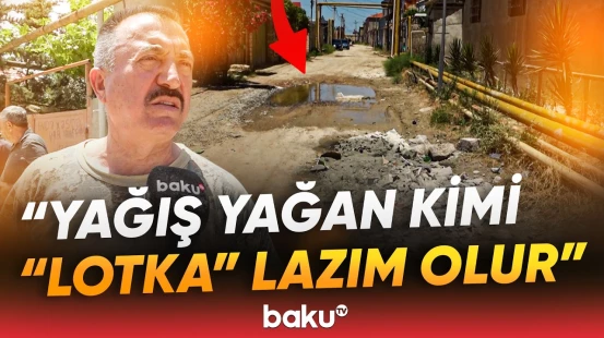 “Hamısı qazıb buranı, guya su çəkirlər” | Yol dərdi çəkməkdən təngə gələn əhali - Baku TV