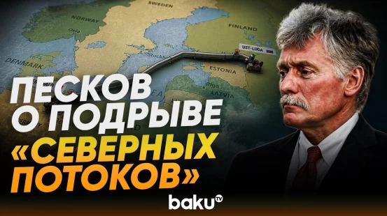 Песков о решении ФРГ предъявить обвинения украинцу в подрыве «Северных потоков» - Baku TV | RU
