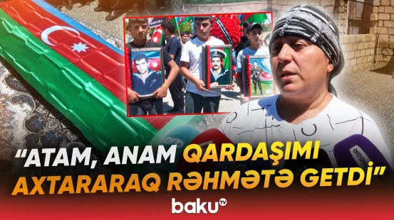 33 il itkin sayılan şəhidin qalıqları Goranboyda torpağa tapşırıldı - Baku TV
