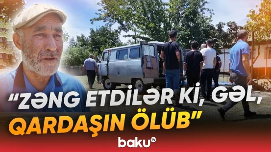 Zərdabda bədbəxt hadisə | 62 yaşlı kişi kanalda batdı - Baku TV