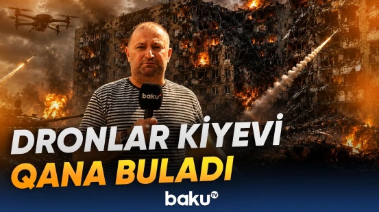 Rusiya raketləri dinc sakinləri yuxuda yaxaladı - Baku TV