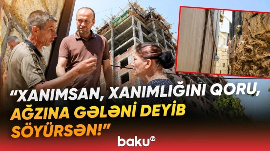 "Əl-qolla danışma, eşitdin?" | Xırdalanda davaya səbəb olan qalmaqal - Baku TV