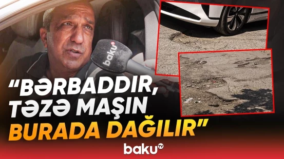 "Dağılıb töküldü, elə də qalıb" | Yasamalın bu yolları niyə keçilməzdir? - Baku TV