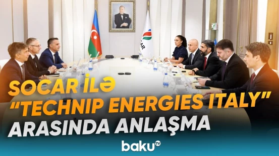 SOCAR İtaliya şirkəti ilə anlaşma memorandumu imzalayıb - Baku TV