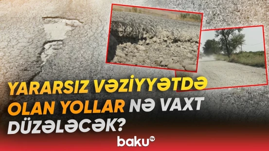 Ağsuda yol problemi: Rayon sakinləri uzun müddət davam edən problemdən şikayətçidir - Baku TV
