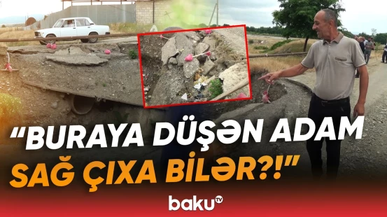 “Kəlləmayallaq gedəcək o yana...” | Sakinlər qorxu içində | “Altı yoxdur, uçub-gedib!” - Baku TV