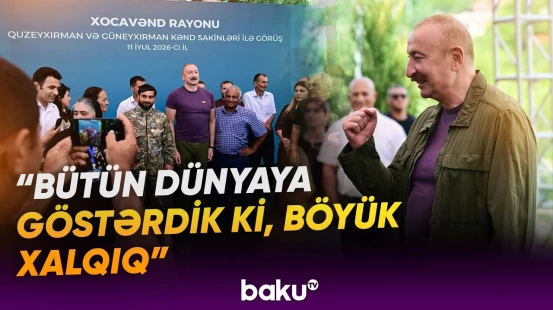 Bundan sonra heç kim heç vaxt bizim xalqımıza zərər vurmayacaq | İlham Əliyev - Baku TV