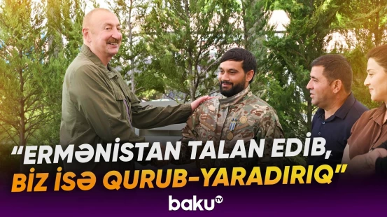"Biz öz həqiqətlərimizi onlara qəbul etdirmişik" | Azərbaycan Prezidenti - Baku TV