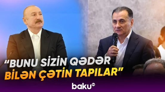 Prezident Mirşahin Ağayevin sualını cavablandırdı | "Bəziləri kiminsə qanadının altına sığınırlar"