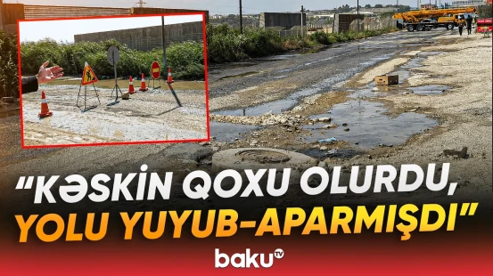 Xırdalanda sakinlərin narazılığa səbəb olan yolda son vəziyyət necədir? - Baku TV
