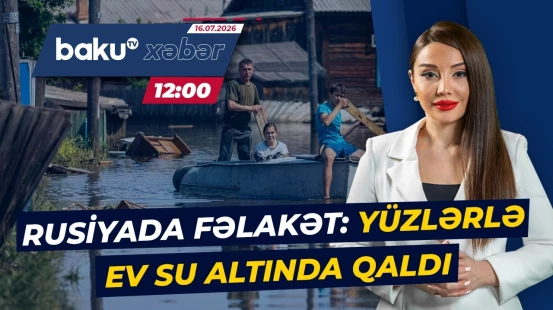 Uşaqlar son anda xilas edildi | Daşqının miqyası rusları şoka saldı - Baku TV CANLI