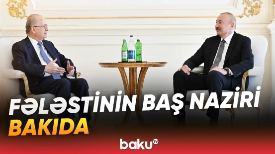 Prezident Fələstinin Baş naziri ilə hansı məsələləri müzakirə etdi? - Baku TV